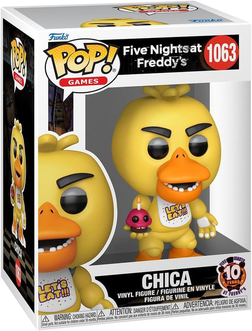 Funko Pop! Games: Five Nights at Freddy's 10th Anniversary - Chica Vinyl Figure