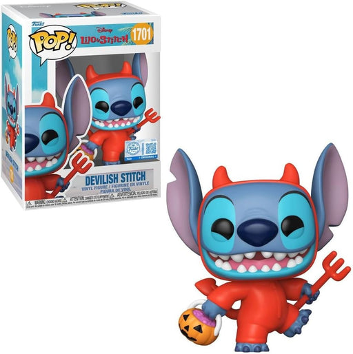 Funko Pop! Vinyl Figure Lilo & Stitch Devil Stitch #1701, Entertainment Earth Exclusive Vinyl Figure