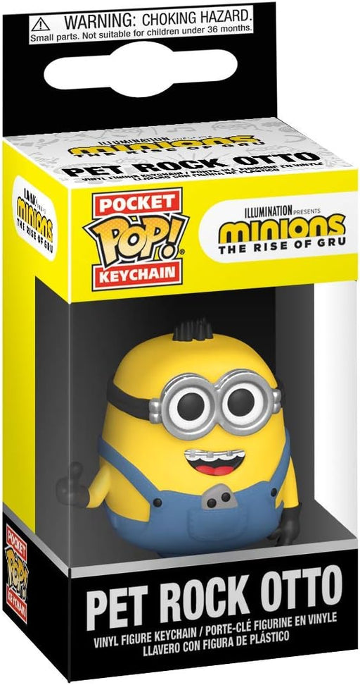 Funko Pop! Keychain: Minions: The Rise of Gru - Pet Rock Otto Vinyl Figure