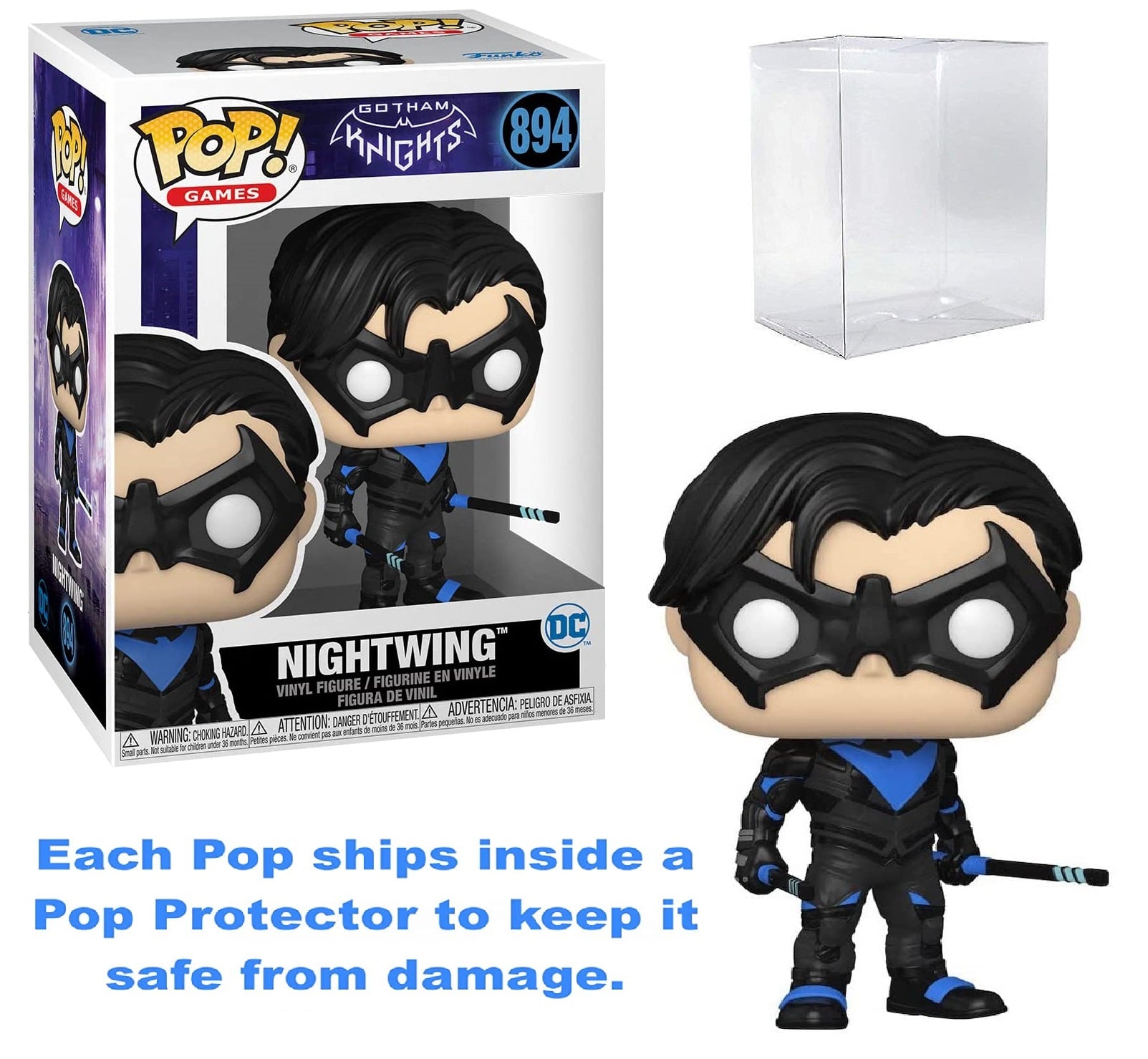 Funko Pop! Batman: Gotham Knights Nightwing Vinyl Figure