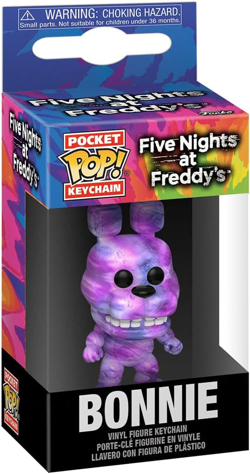 Funko Pop! Keychain: Five Nights at Freddy's, Tiedye- Bonnie Vinyl Figure Keychain