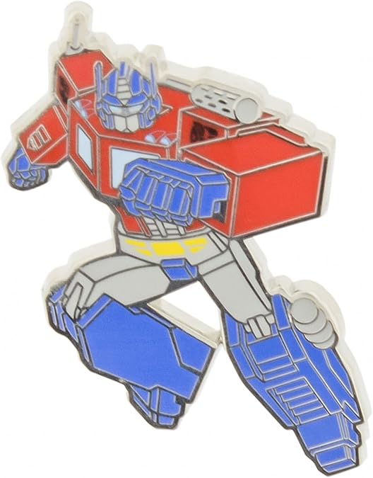 Monogram Transformers Optimus Prime Ready for Battle Enamel Pin ...