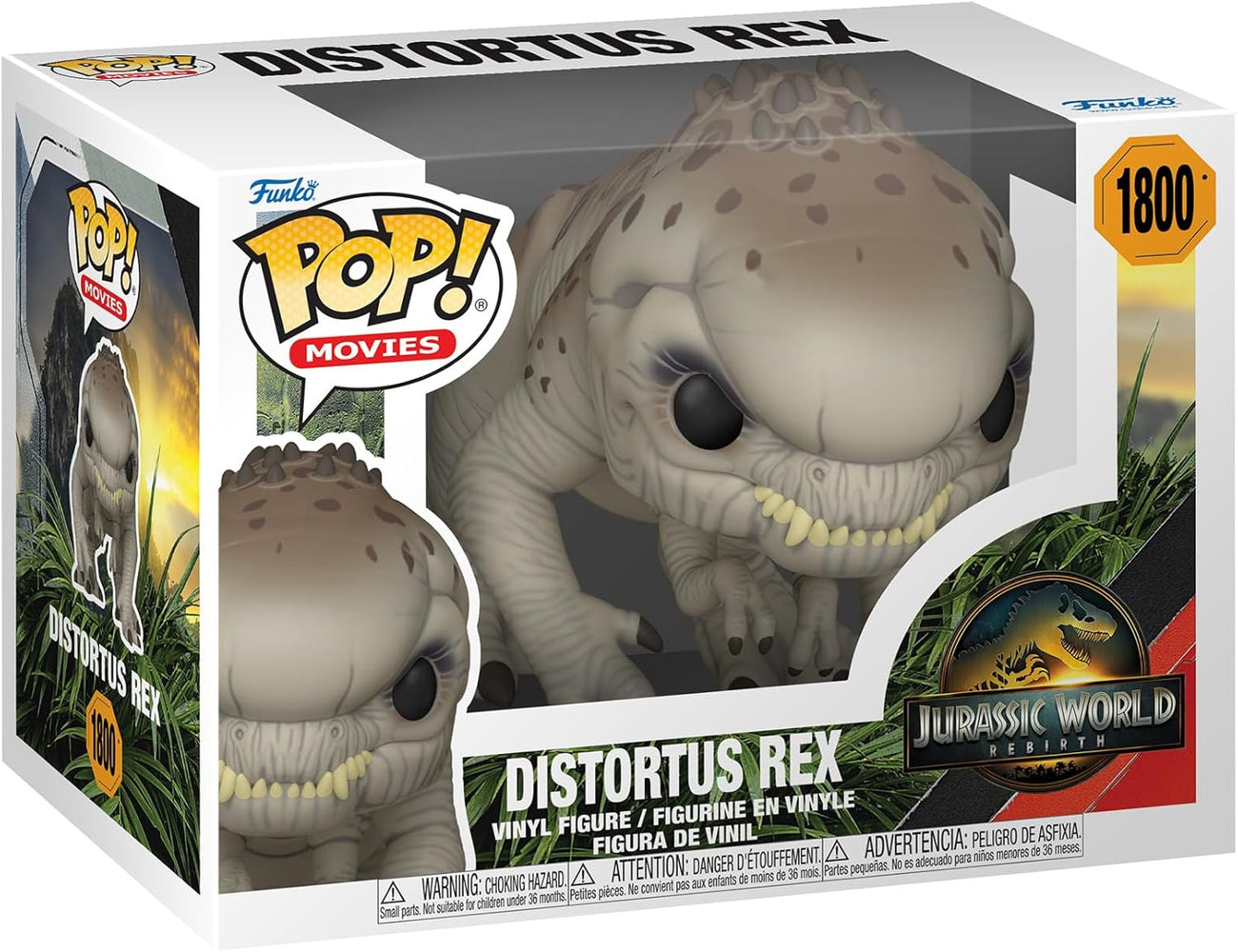 Funko Pop! Movies: Jurassic World: Rebirth - Distortus Rex - Collectable Vinyl Figure