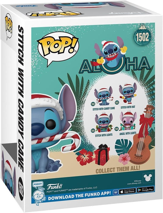 Funko Pop! Disney: Stitch - Stitch with Candy Cane Vinyl Figure #1503