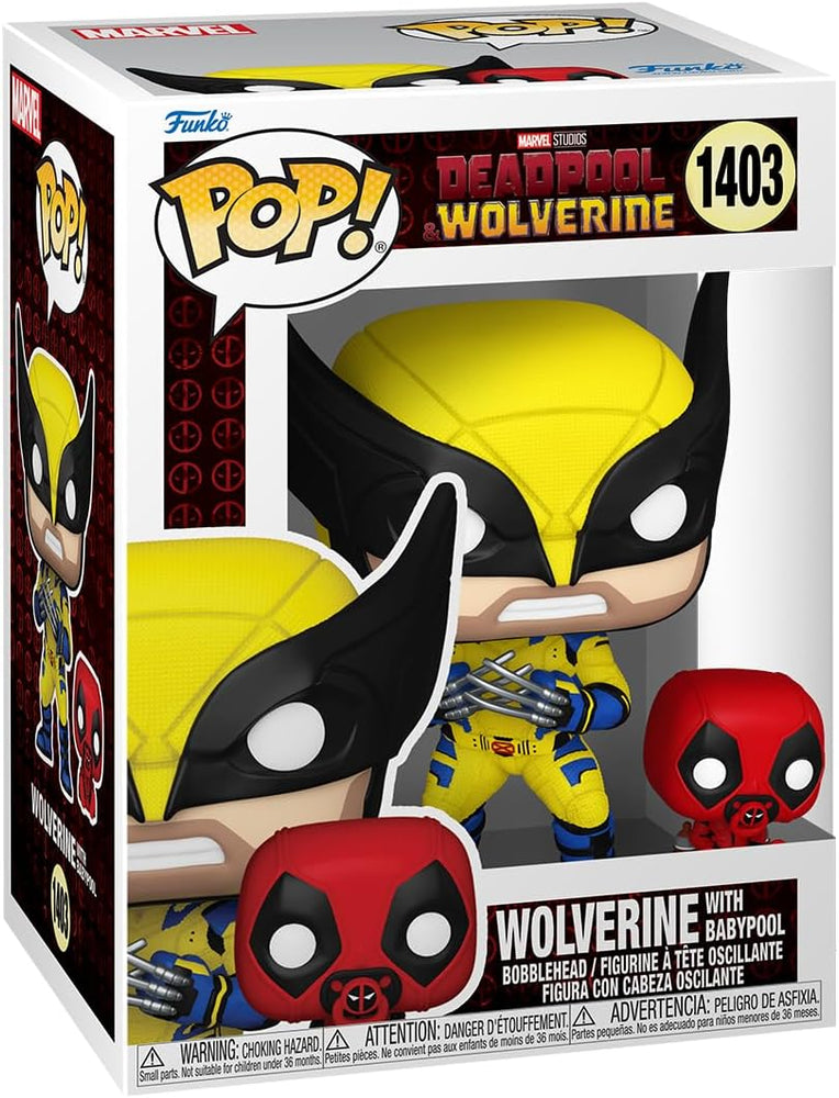 Funko Pop! & Buddy: Deadpool & Wolverine- Wolverine with Babypool Vinyl Figure