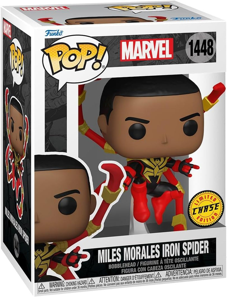 Funko Pop! Marvel: Spider-Man Comics - Miles Morales Iron Spider Vinyl Figure (CHASE)