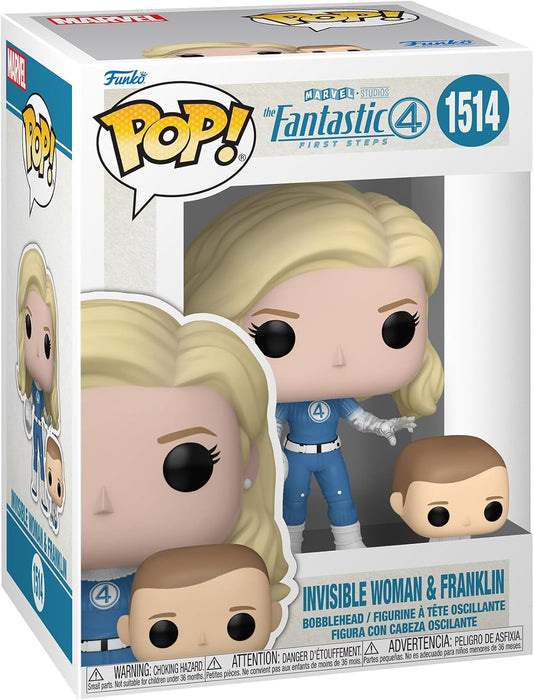 Funko Pop! & Buddy: The Fantastic Four: First Steps - Invisible Woman - Fantastic Four (2025) - Collectable Vinyl Figure