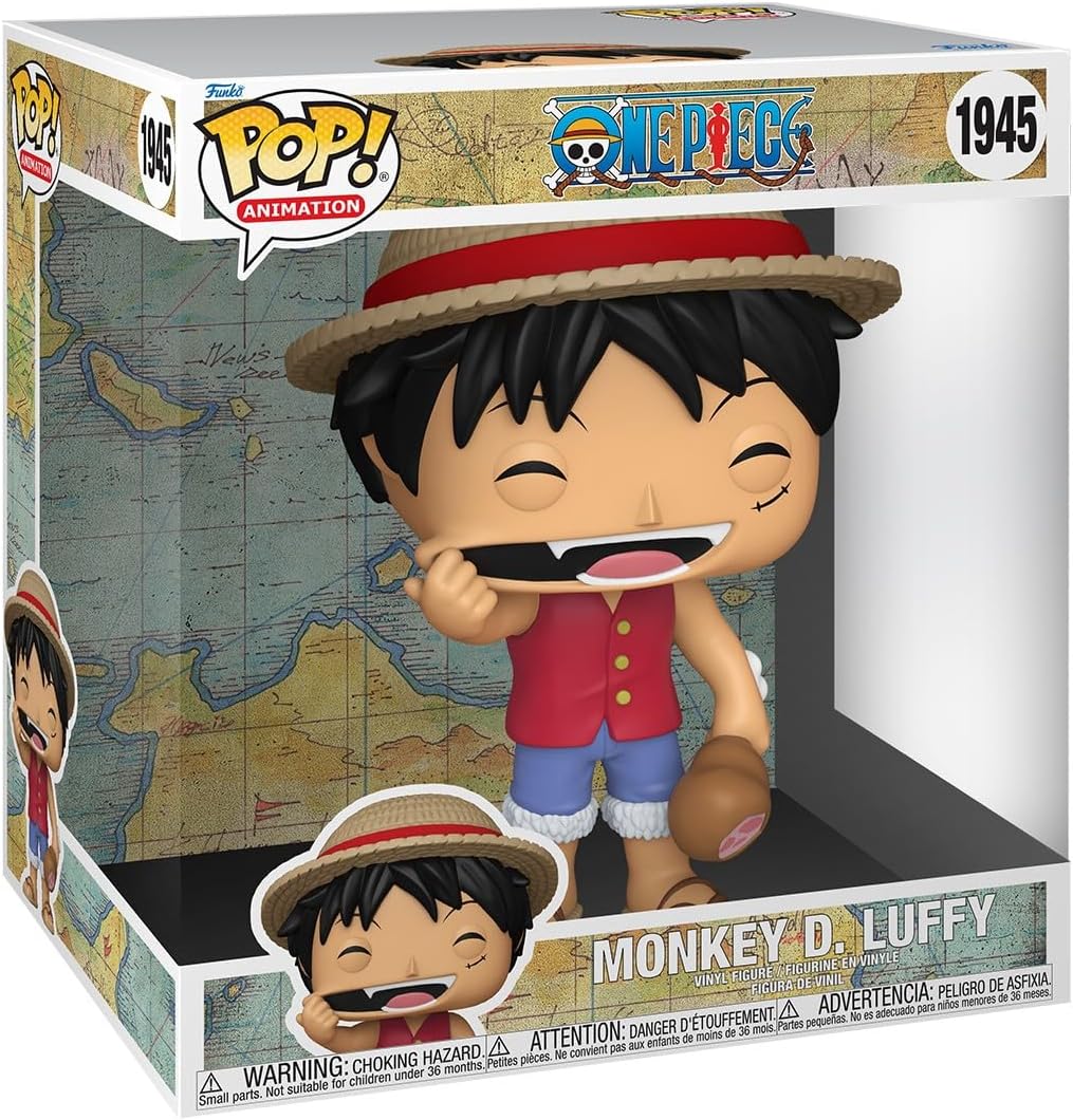 One Piece Monkey D. Luffy with Meat Jumbo 10-Inch Funko Pop! Vinyl Figure #1945