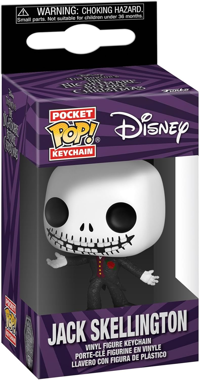 Funko POP! Keychain: Disney The Nightmare Before Christmas 30th - Formal Jack Skellington Key Ring