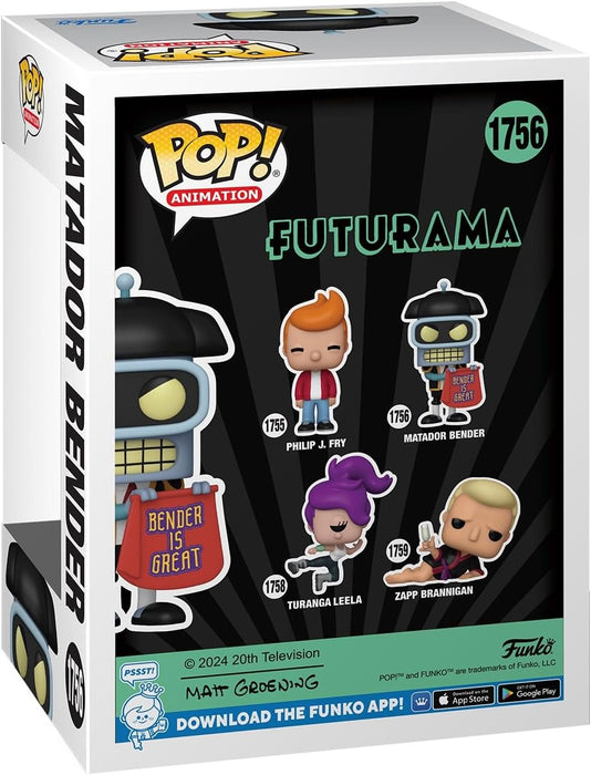 Funko Pop! TV: Futurama - Matador Bender Vinyl Figure #1756