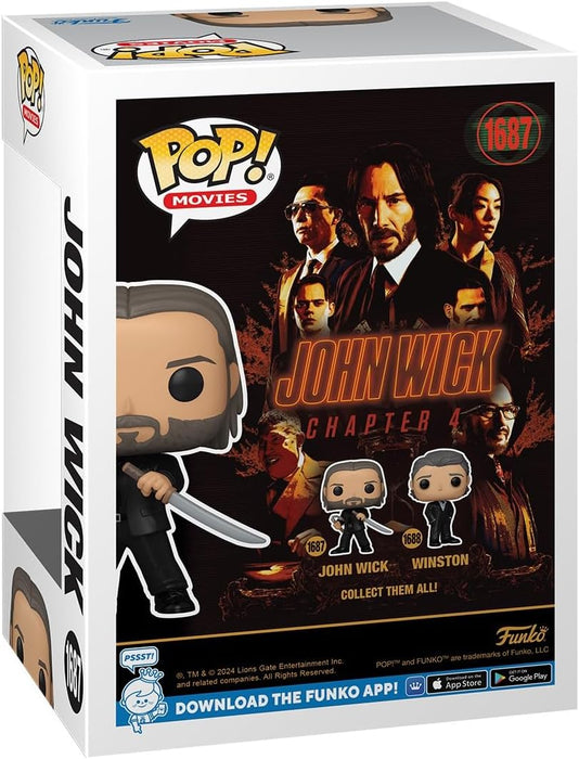 Funko Pop! Movies JOHN WICK CHAPTER 4: John Wick Vinyl Figure #1687