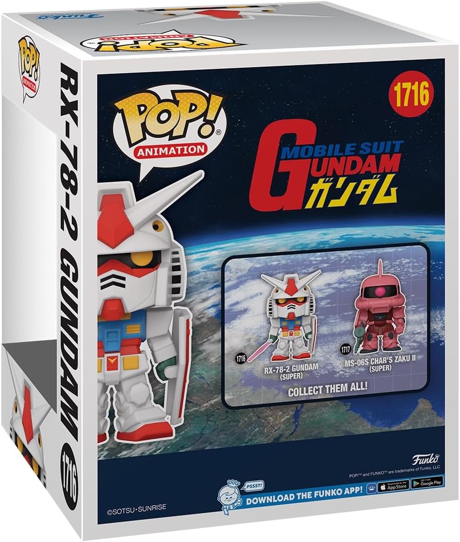 Funko Pop! Super: Mobile Suit Gundam - RX-78-2 Gundam 6 1/4-Inch Vinyl Figure