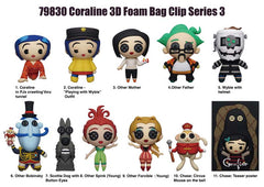 Monogram: CORALINE 3-D Foam Bag Clip Mystery Bag S3 (1 x Random Blind Bag)
