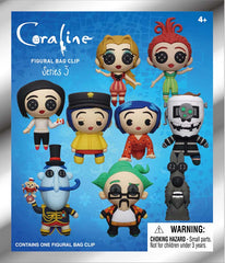 Monogram: CORALINE 3-D Foam Bag Clip Mystery Bag S3 (1 x Random Blind Bag)