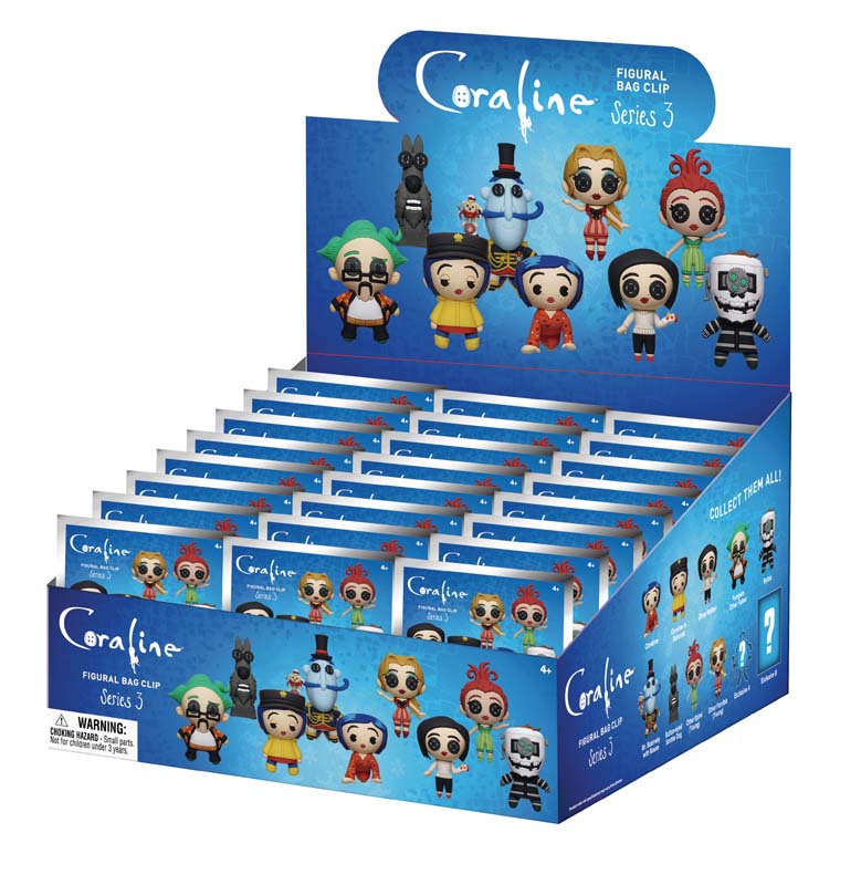 Monogram: CORALINE 3-D Foam Bag Clip Mystery Bag S3 (1 x Random Blind Bag)