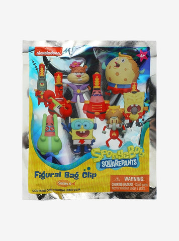 Monogram: Spongebob Squarepants 3-D Foam Bag Clip Mystery Bag S6 (1 x Random Blind Bag)