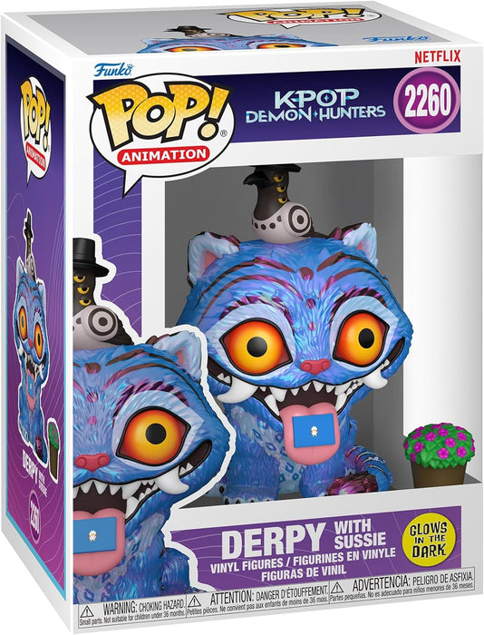 Funko Pop! Animation: K-POP DEMON HUNTERS DERPY WITH SUSSIE Vinyl Figure GITD #2260