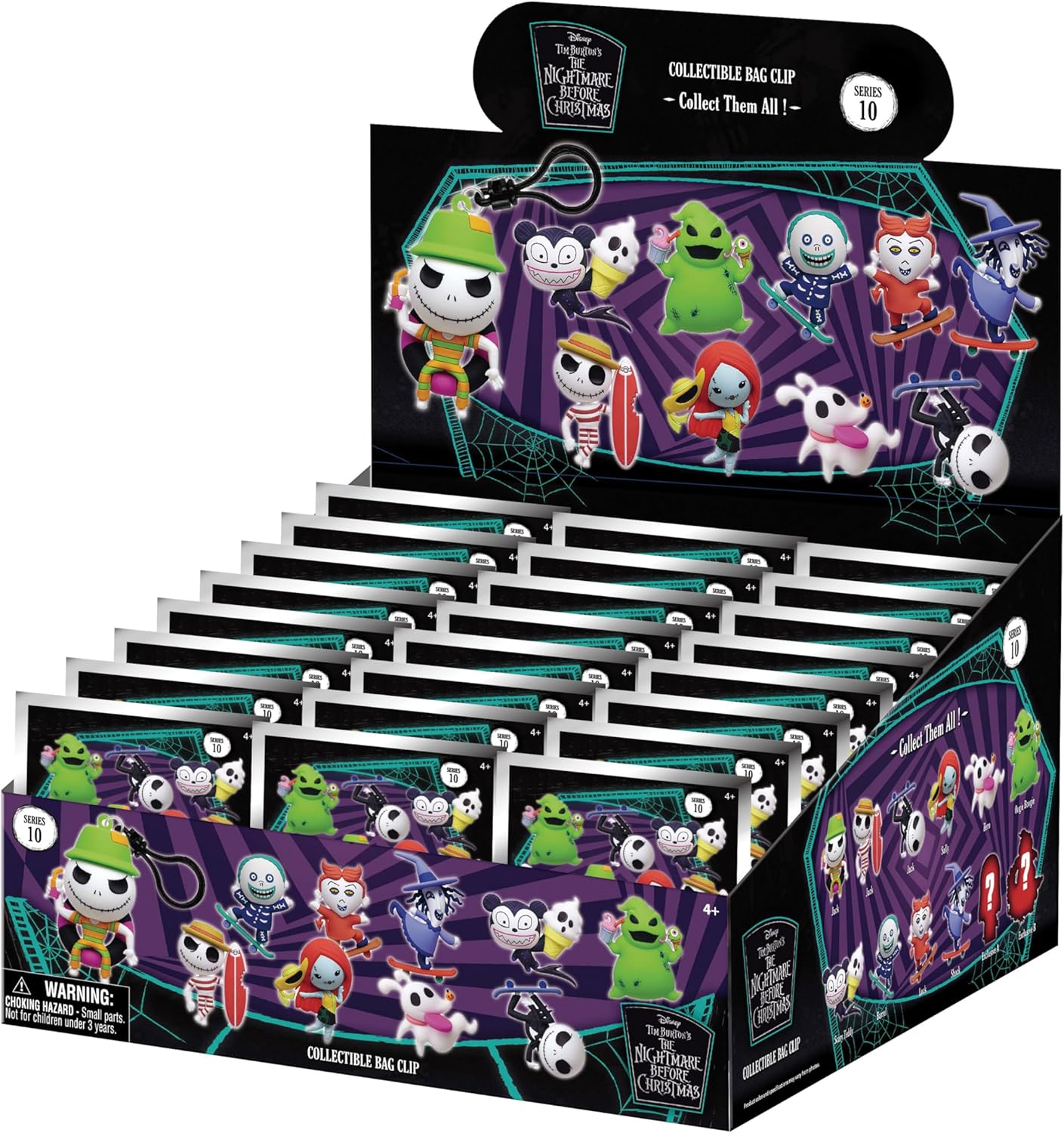 Nightmare Before Christmas: 3-D Figural Key Chain Blind Bag SERIES 10