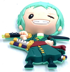 Monogram One Piece Zoro 3D Foam Figure Magnet - Magnet for Refrigerators and Lockers