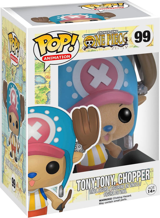 Funko Pop! Animation: One Piece - Tony Tony. Chopper #99 Vinyl Figure (FLOCKED)