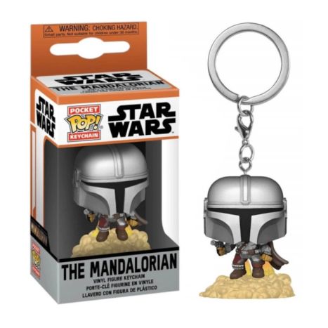 Funko Pop! Keychain: The Mandalorian - Mandalorian FLYING