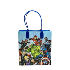 Marvel Avengers Party Favor Treat Bags with Handles, Superhero Candy Bags for Birthday Party, Party Supply Decorations Pack of 12