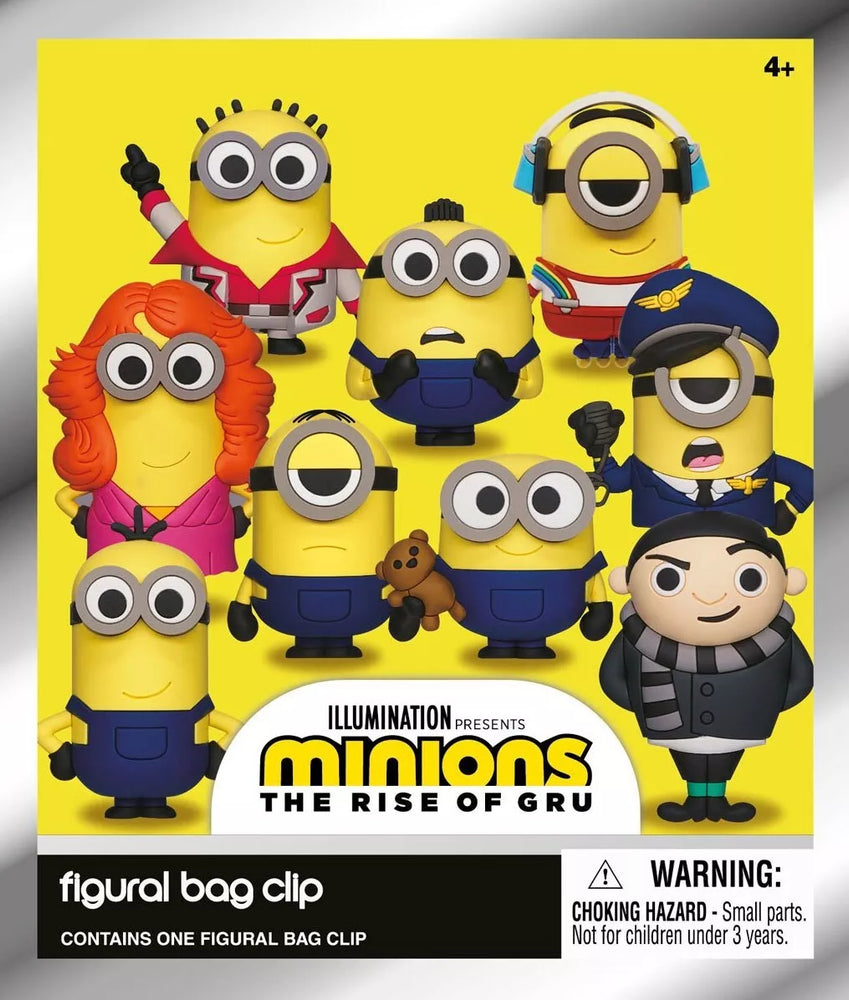 Monogram: Minions 2 - The Rise Of Gru 3-D Foam Bag Clip Blind Bag