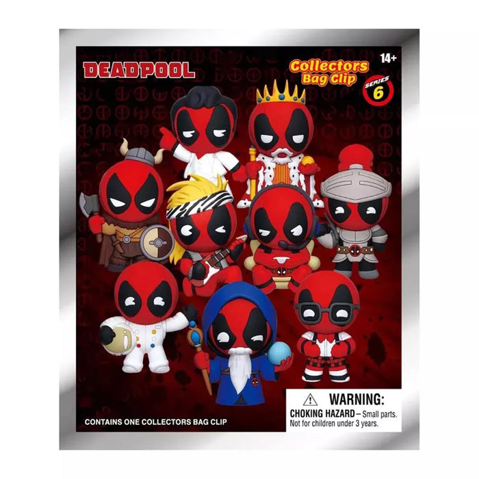 Monogram - Deadpool 3D Foam Bag Clip Keyring Blind Bag Series 6 -  x1 Random