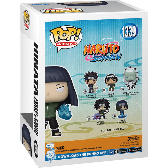 Funko Pop! Naruto Shippuden! HINATA with Twin Lion Fists Vinyl Figure - EE Exclusive #1339 COMMON & CHASE BUNDLE