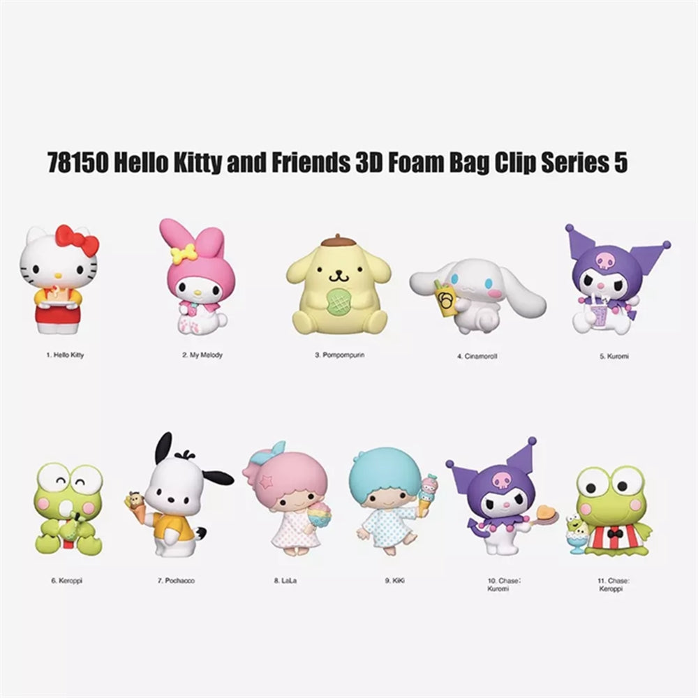Monogram: SANRIO HELLO KITTY AND FRIENDS 3-D Foam Bag Clip Mystery Bag S5 (1 x Random)
