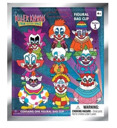 3D Figural Keyring Killer Klowns From Outer Space Series 1 Mystery Pack [1 RANDOM Figure]