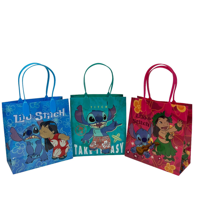 Disney Lilo & Stitch Party Favor Treat Bags with Handles, Disney