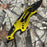 M-Tech Spring Assisted Yellow TI-Coated Aluminum Tactical Rescue Pocket Knife! MT-A705NYL