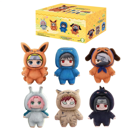 TOP TOY: Genuine Naruto Beast Party Series Plush Blind Box Figure Gift Hot 2025 1PC RANDOM