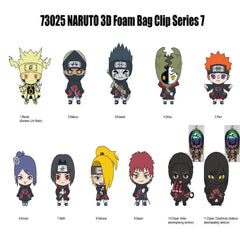 Monogram: Naruto 3-D Foam Bag Clip Mystery Bag Series 7