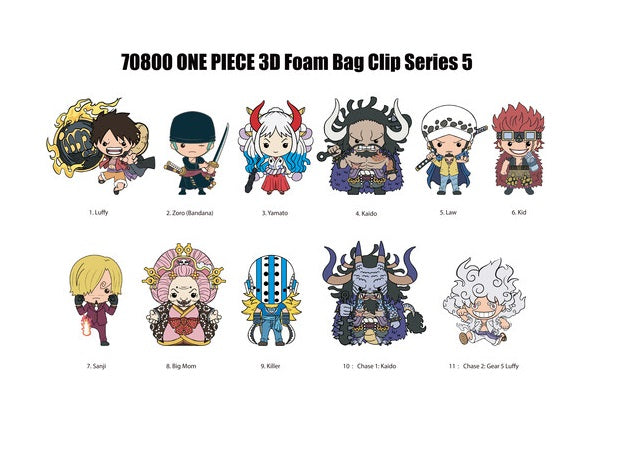 Monogram: One Piece 3-D Foam Clip Bag Clip Blind Bag Series 5 (1 x Random)