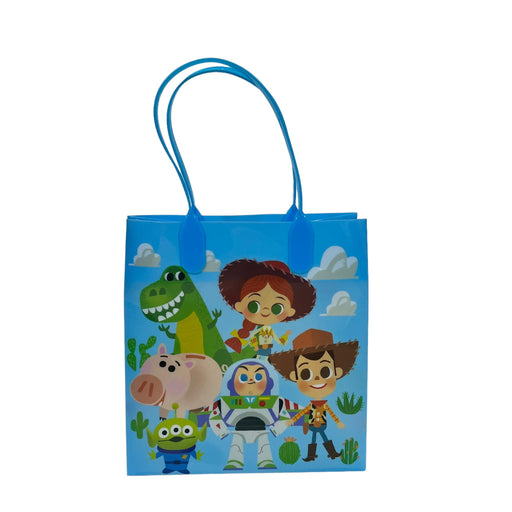 Disney Cute Chibi Toy Story Party Favor Treat Bags with Handles, Disney Candy Bags for Birthday Party, Party Supply Decorations Pack of 12