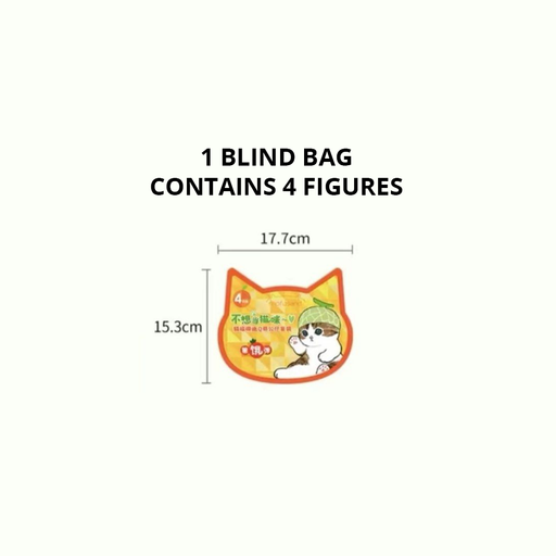 MOFUSAND: Cat Fu Q Cute Chibi Series 2 - 1 Blind Bag (4-Pack Figure)