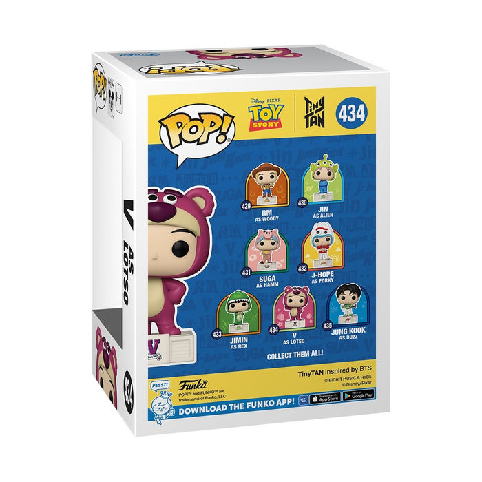 Funko Pop! Toy Story x TinyTAN BTS V as Lotso Vinyl Figure #434