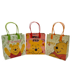 Disney Winnie The Pooh Party Favor Treat Bags with Handles, Disney Candy Bags for Birthday Party, Party Supply Decorations Pack of 12