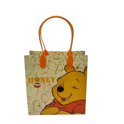 Disney Winnie The Pooh Party Favor Treat Bags with Handles, Disney Candy Bags for Birthday Party, Party Supply Decorations Pack of 12