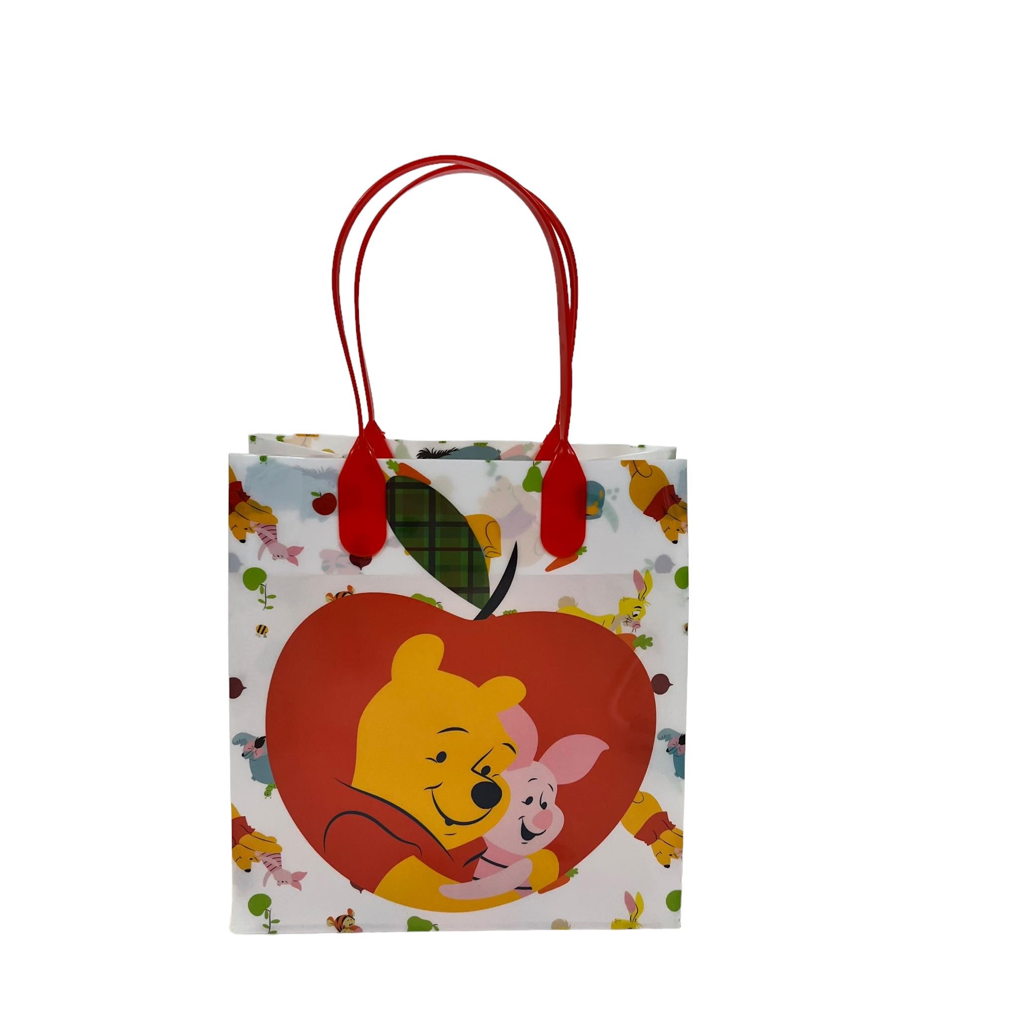 Disney Winnie The Pooh & Friends Party Favor Treat Bags with Handles, Disney Candy Bags for Birthday Party, Party Supply Decorations Pack of 12