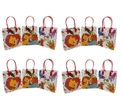 Disney Winnie The Pooh & Friends Party Favor Treat Bags with Handles, Disney Candy Bags for Birthday Party, Party Supply Decorations Pack of 12