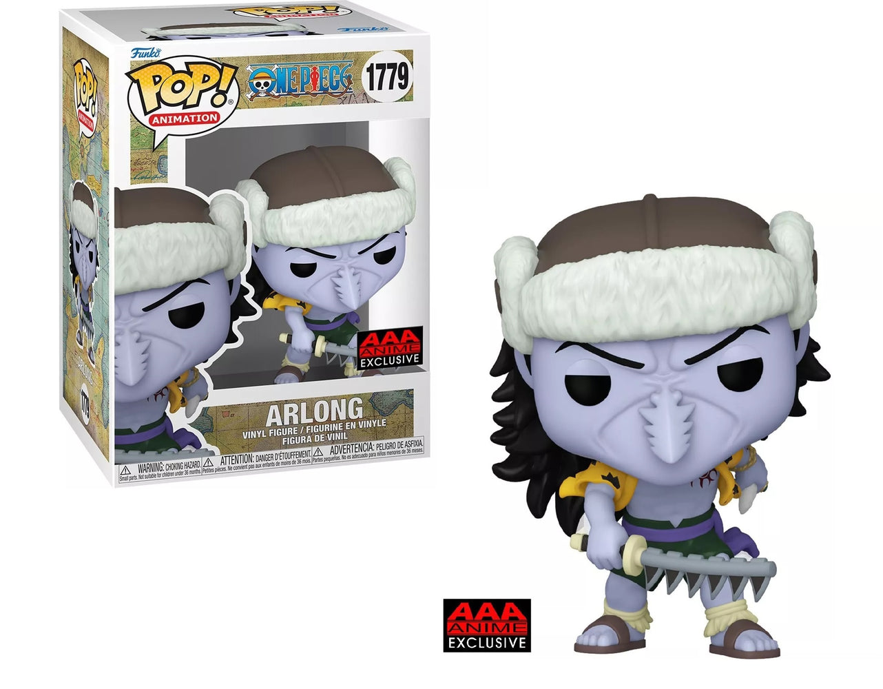 FUNKO POP! ARLONG #1779 AAA EXCLUSIVE ONE PIECE VINYL FIGURE