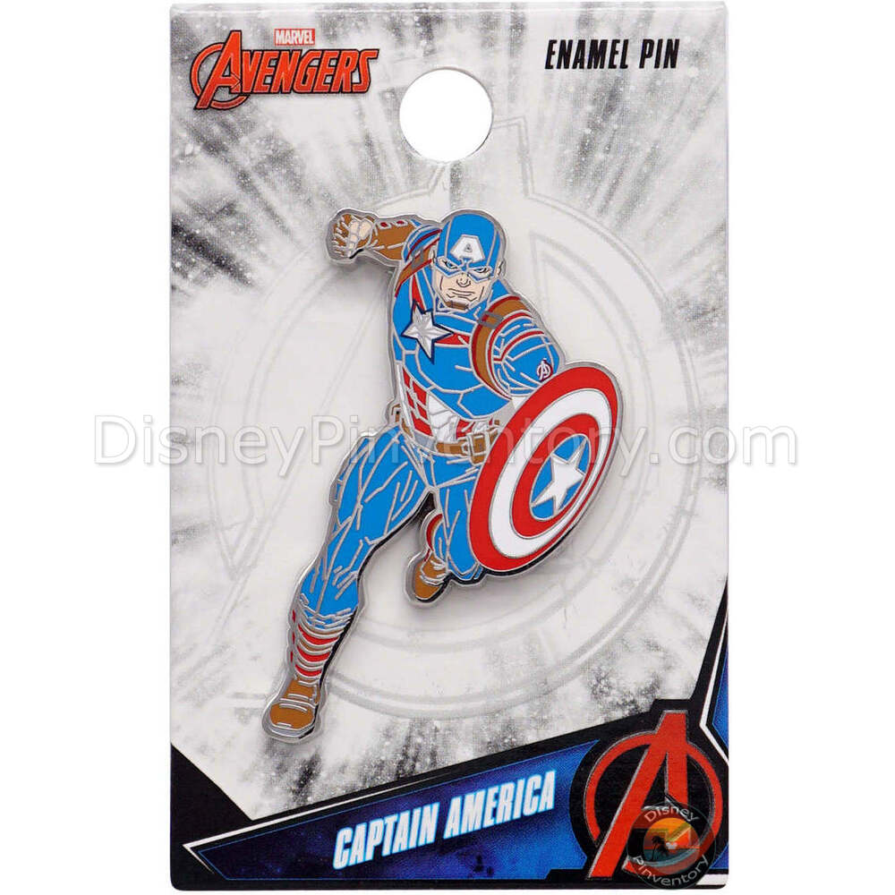 Monogram MARVEL: Captain America Collectible Enamel Pin — Beyond ...