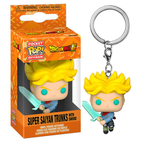 Funko POP Keychain Dragon Ball Super - Super Saiyan Trunks with Sword