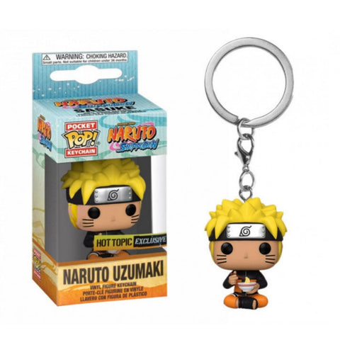Funko Pop! Keychain: Pocket Pop! Naruto w/ Ramen Noodles HOT TOPIC EXC