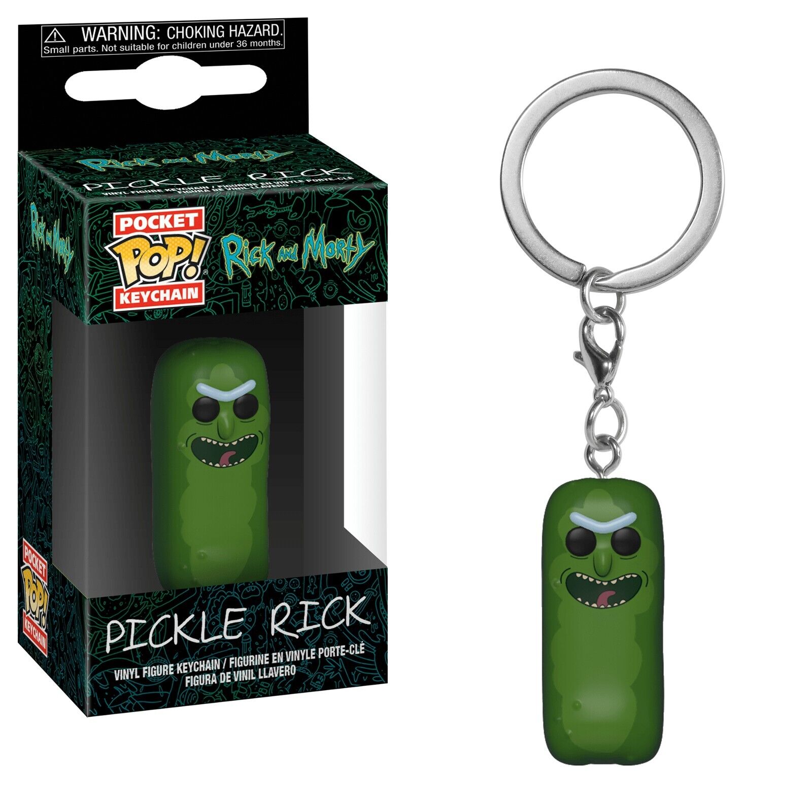 Funko POP Keychain Rick And Morty - Pickle Rick