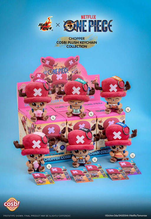 Hot Toys One Piece - Chopper Cosbi Plush Keychain Collection Set Blind Box Gift 1pc RANDOM LABUBU (Copy)