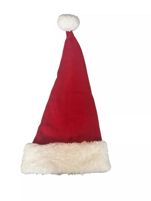 1X Santa Hat Christmas Hat Xmas Supply Plush Classic Fur Santa Claus Hat